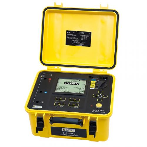 CA6550, 10 кВ, 25 ТОм, RS-232, память 1,6 Mb, удаленное управление, графический дисплей