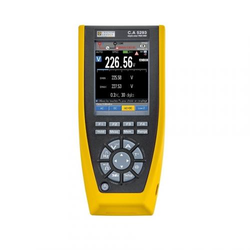CA5293-BT, NEW! Погрешность 0,02%, 100 КГц, True RMS, IP67, USB, ПО, самописец
