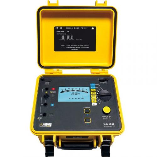 CA6505, 5 кВ, 10 ТОм, аккумулятор, измерение Pi и DAR